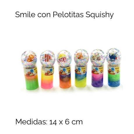 Slime Con Pelotitas Y Squishy 14x6cm Slime Con Pelotitas Y Squishy 14x6cm