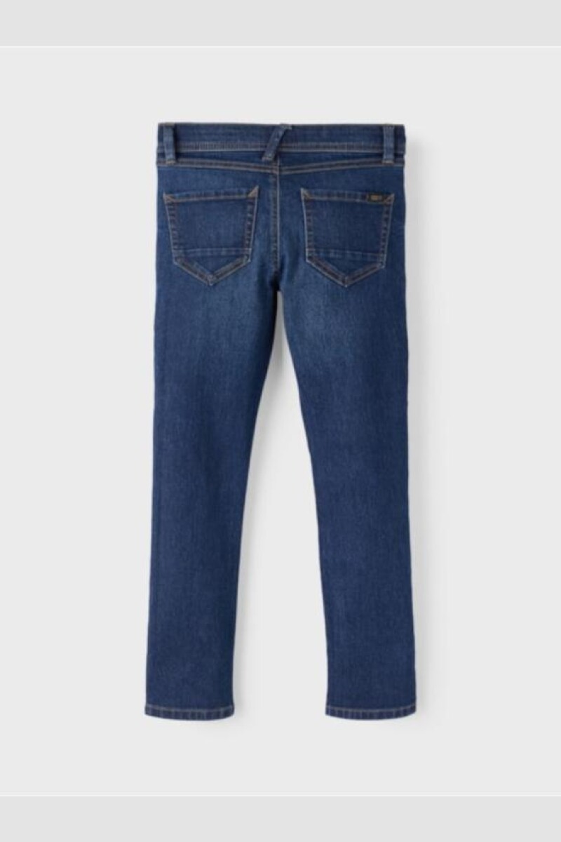 Slim Fit Jeans Dark Blue Denim