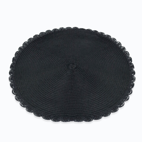 INDIVIDUAL RED NEGRO 38CM Unica