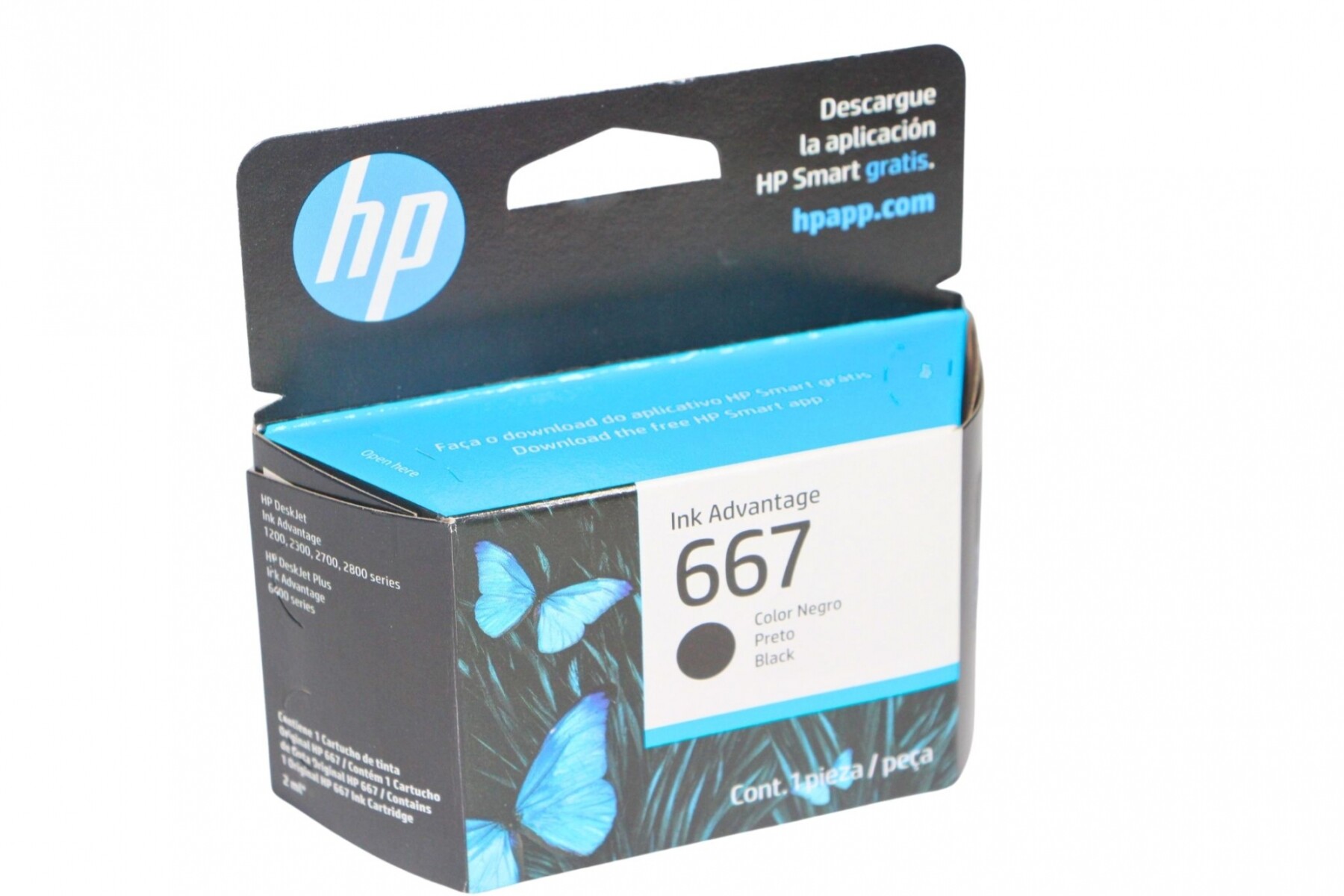 CARTUCHO HP 667 NEGRO MODELO 2375/2775 