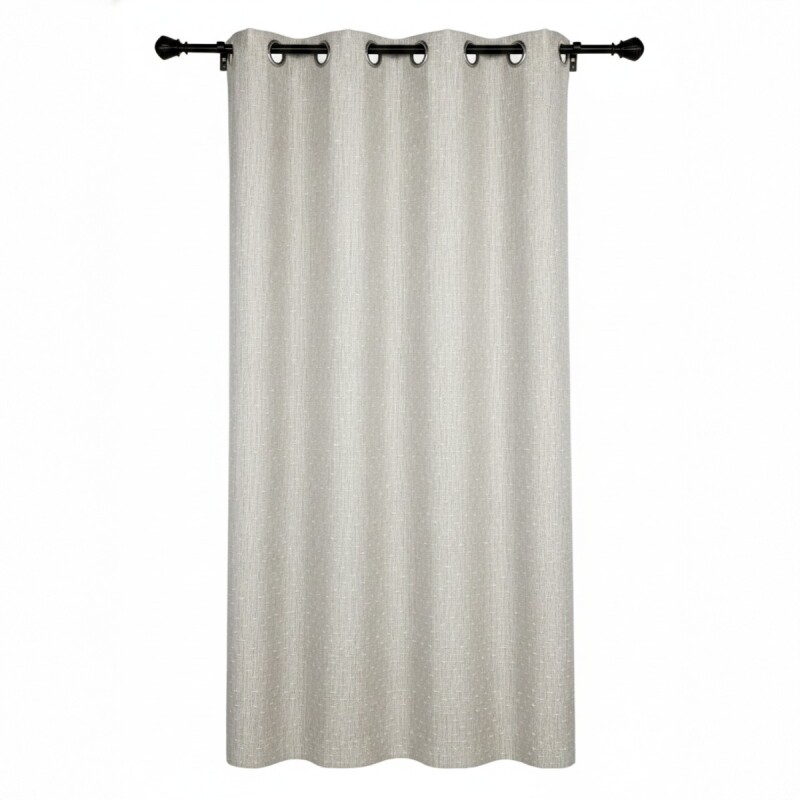 CORTINA JULIA BEIGE C/RELIEVE 137X229CM Unica