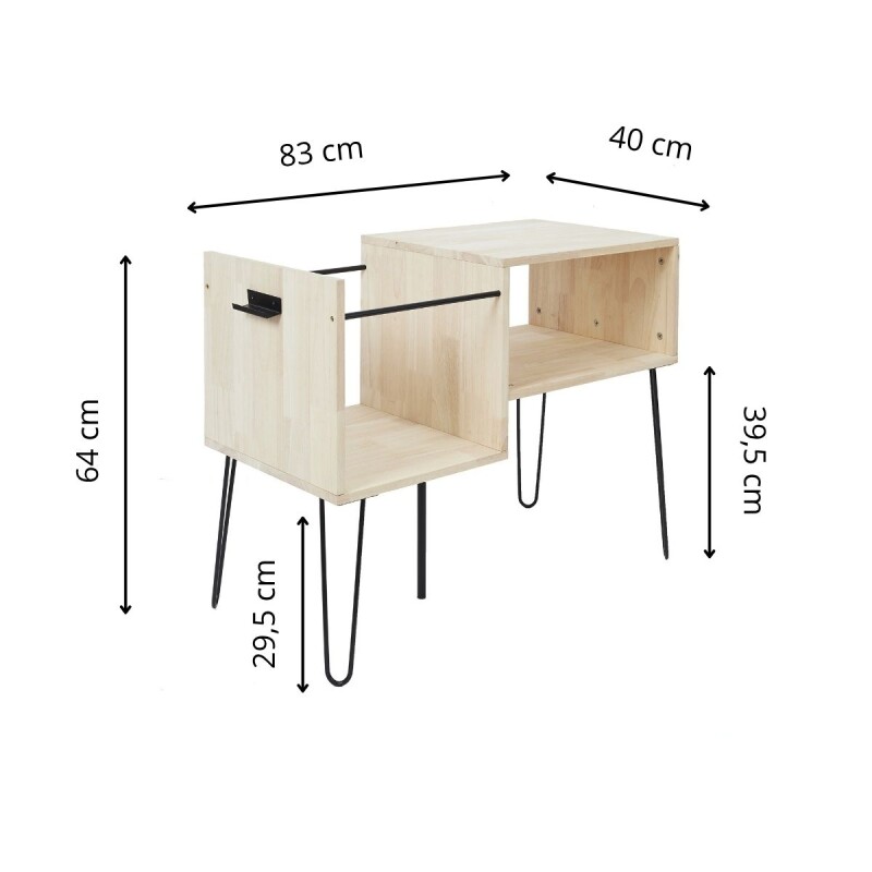 Mueble rack para tocadiscos y vinilos Le Estudio Mueble Rack Para Tocadiscos Y Vinilos Le Estudio