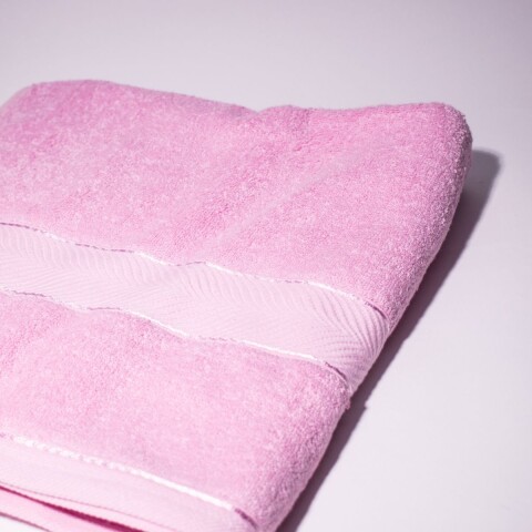 TOALLA DE BAÑO 67X140 ROSA
