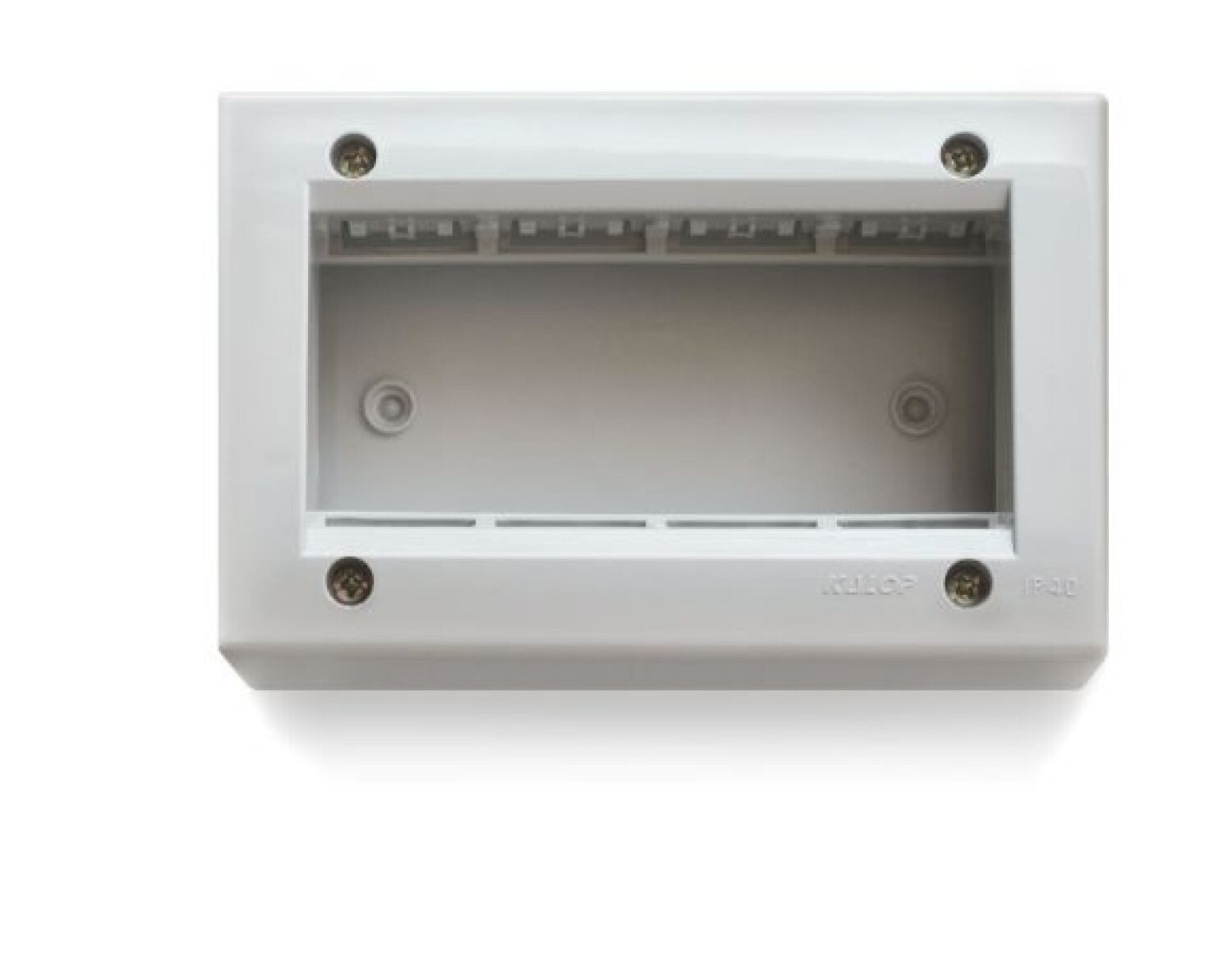 CAJA SIGMA IP40 4MÓDULOS GRIS - LM — Luminotecnia