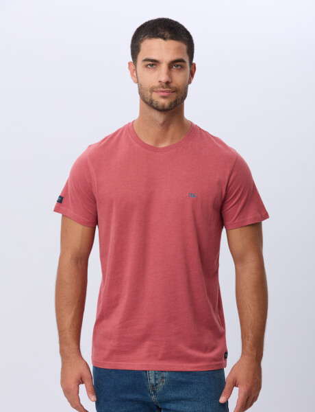 REMERA BÁSICA DE ALGODÓN Ladrillo