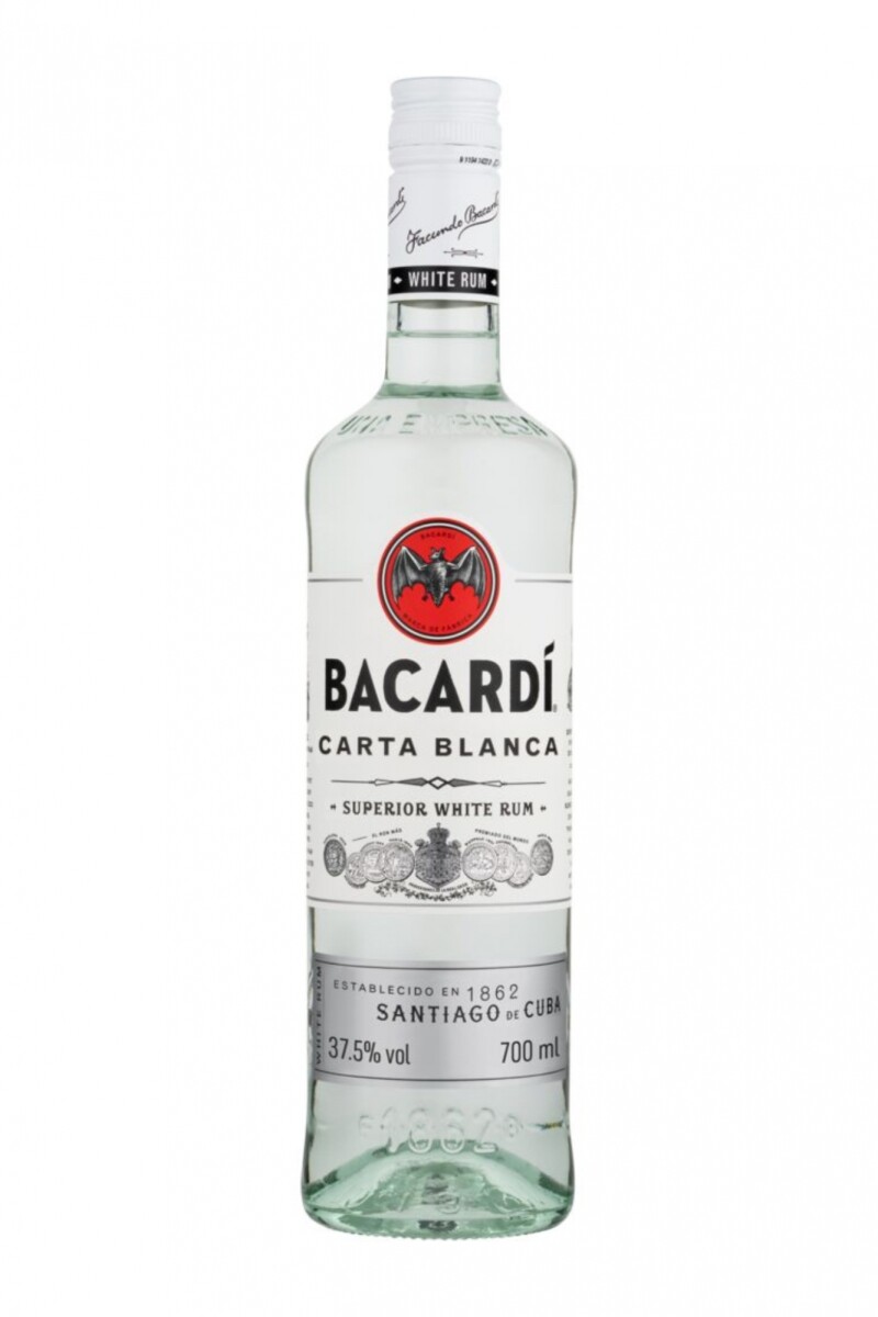 Ron BACARDI Carta Blanca 700ml. Ron BACARDI Carta Blanca 700ml.
