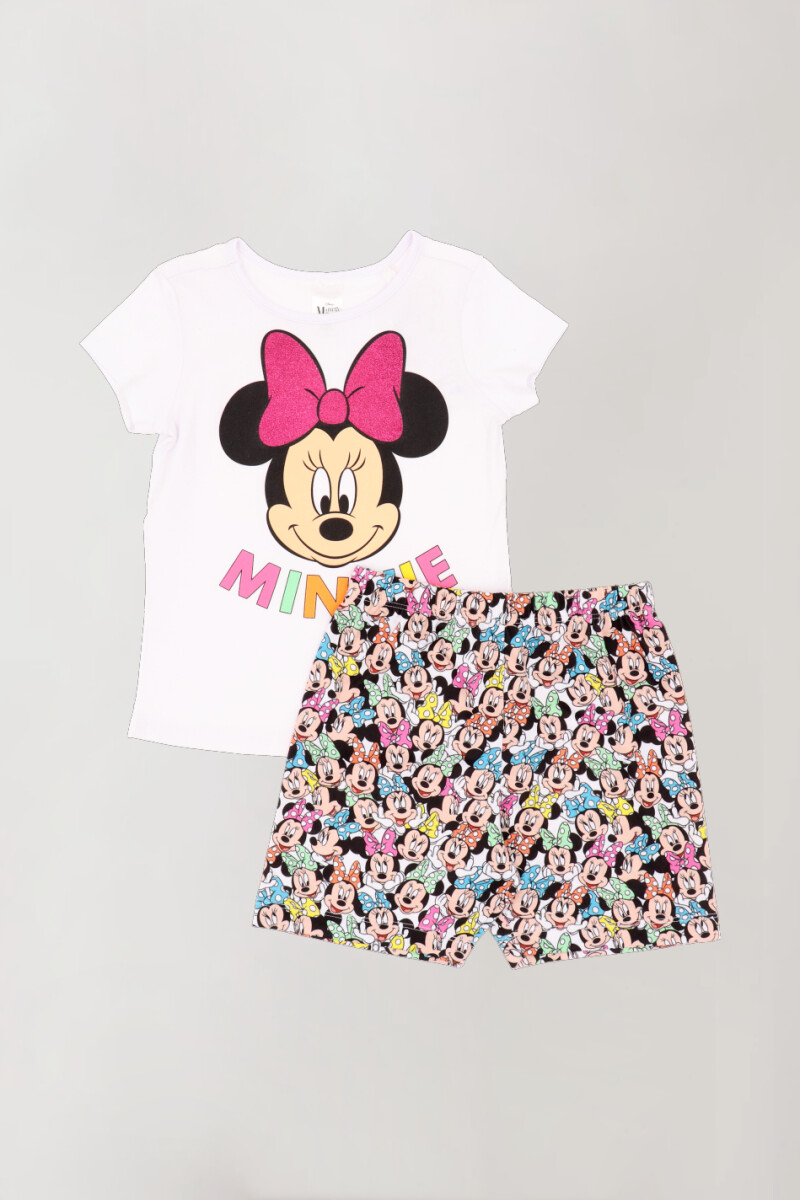 Pijama minnie Blanco