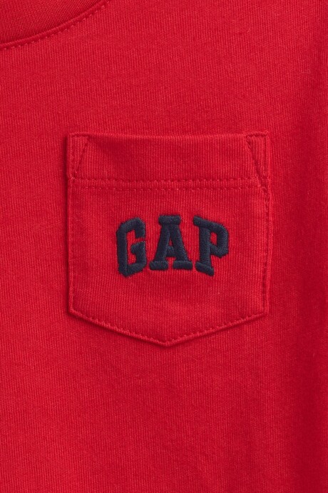 Remera Logo Gap Toddler Niño Modern Red