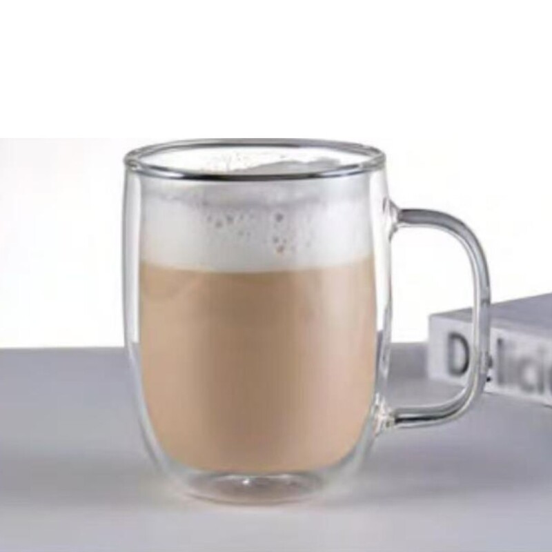 Taza doble fondo Taza Vidrio Para Café 300 Ml