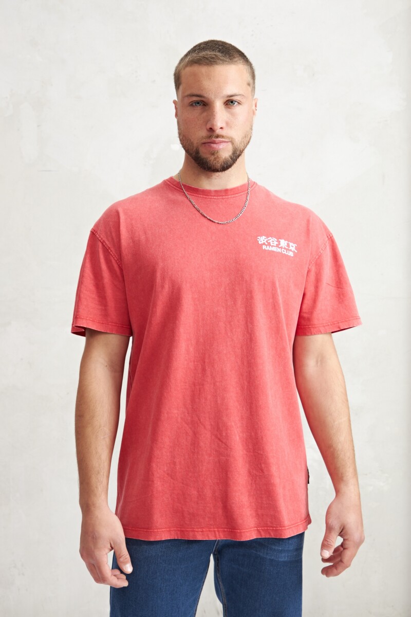 REMERA RAMEN - ROJO 