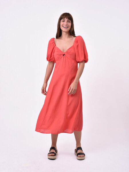 VESTIDO MASALA ROJO