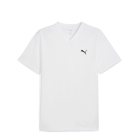 Remeras Puma Ess Vneck Masculino Blanco