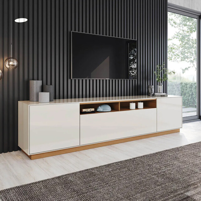 RACK APARADOR PARA TV O AUDIO 3 PUERTAS RACK APARADOR PARA TV O AUDIO 3 PUERTAS