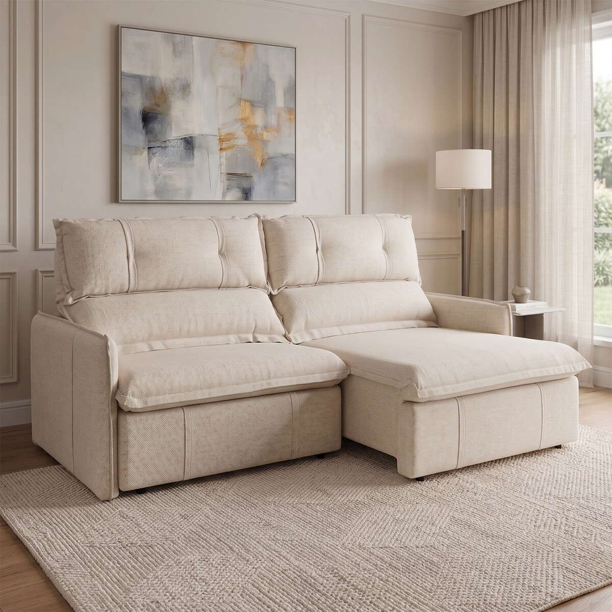 Sillón Moana - 3 Cuerpos - Beige 