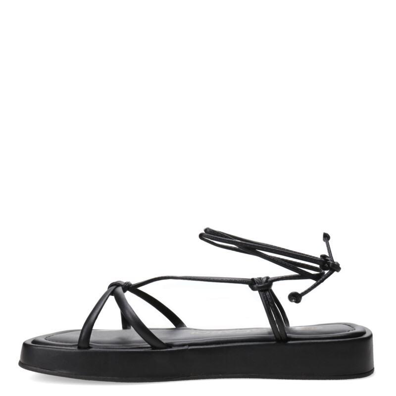 Sandalias de Mujer Miss Carol SINF con tiras para atar Negro