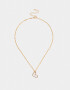 Cadena Corta con Dije Con corazón Cadena Corta Con Dije Corazón Dorado - Dorado