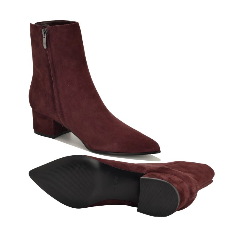 Booties Maribu Dark Red