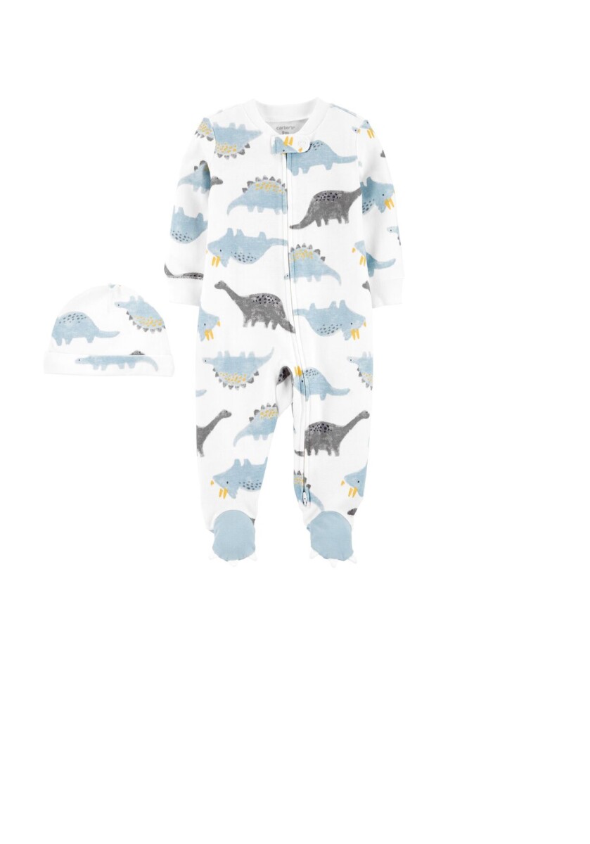 Enterito Carters Dino con Gorro 