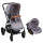 Coche para bebé Cloud travel system INFANTI Gris