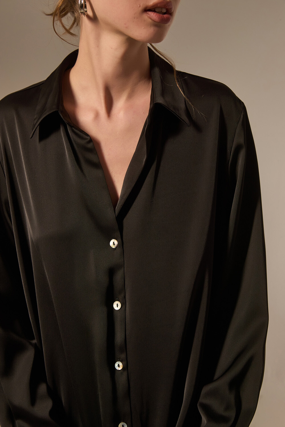 Camisa Weylos Taupe Claro