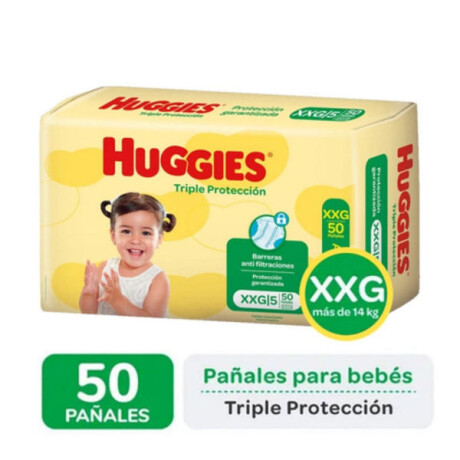 Pañales Huggies Clasicc XXG-5-50 Pañales Huggies Clasicc XXG-5-50