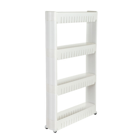 ORG. ESPACIOS REDUCIDO BLANCO PLÁSTICO RACK-4LAYER