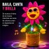 Girasol Interactivo que Baila, Canta, Graba y Repite Voz Rosa