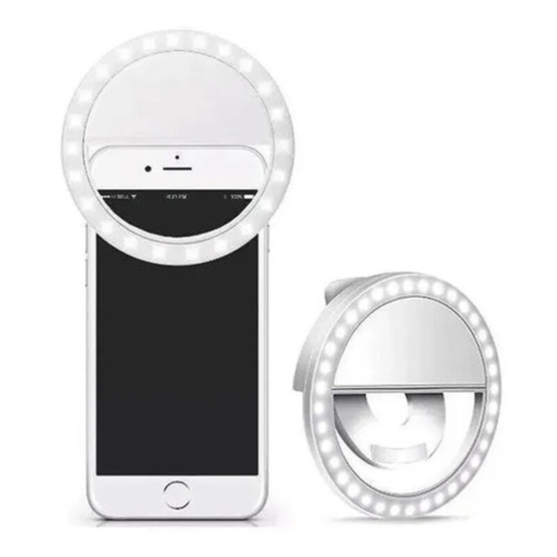 Selfie Ring Light Xion Aro De Luz Led Con Clip Tres Niveles Color Blanco Selfie Ring Light Xion Aro De Luz Led Con Clip Tres Niveles Color Blanco