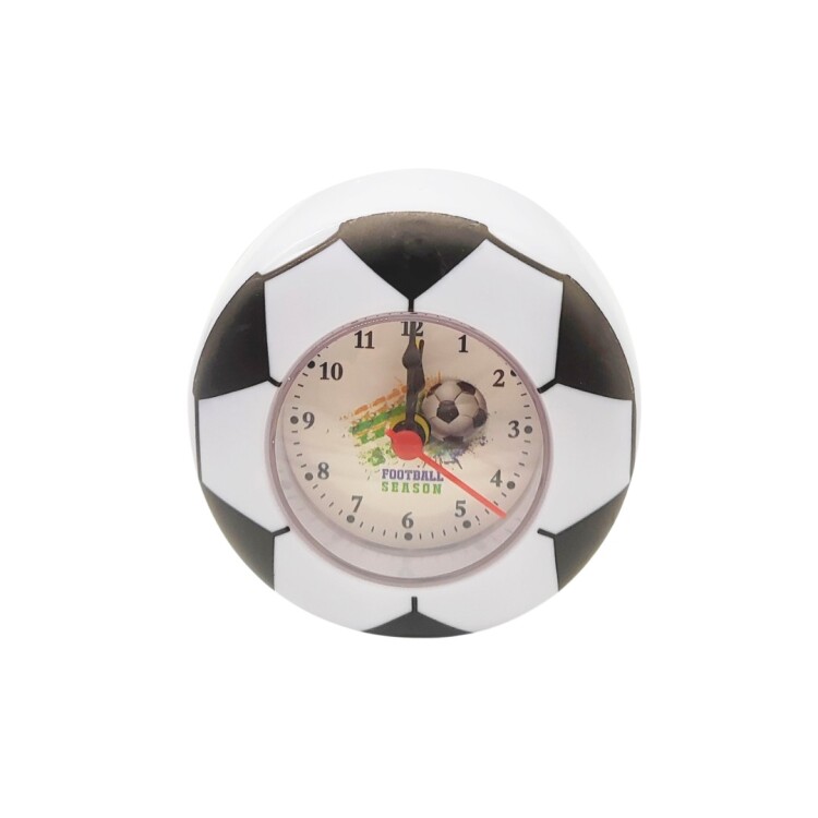 RELOJ DESPERTADOR FUTBOL MULTICOLOR