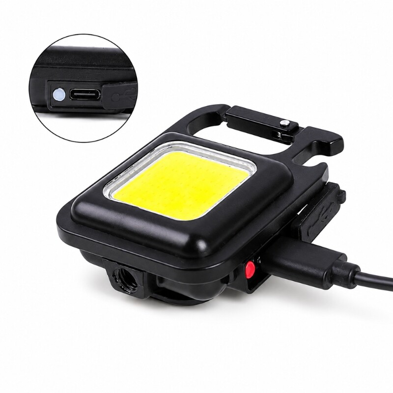 XCORT MINI FOCO LED MAGNETICO BATERIA LI-ION CARGA USB 500 LUMENS Xcort Mini Foco Led Magnetico Bateria Li-ion Carga Usb 500 Lumens