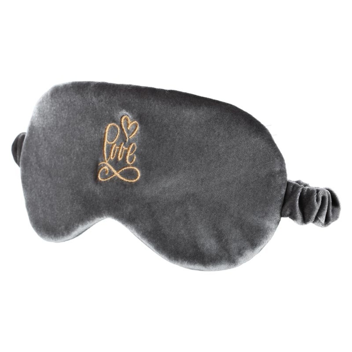 Antifaz bordado - gris 