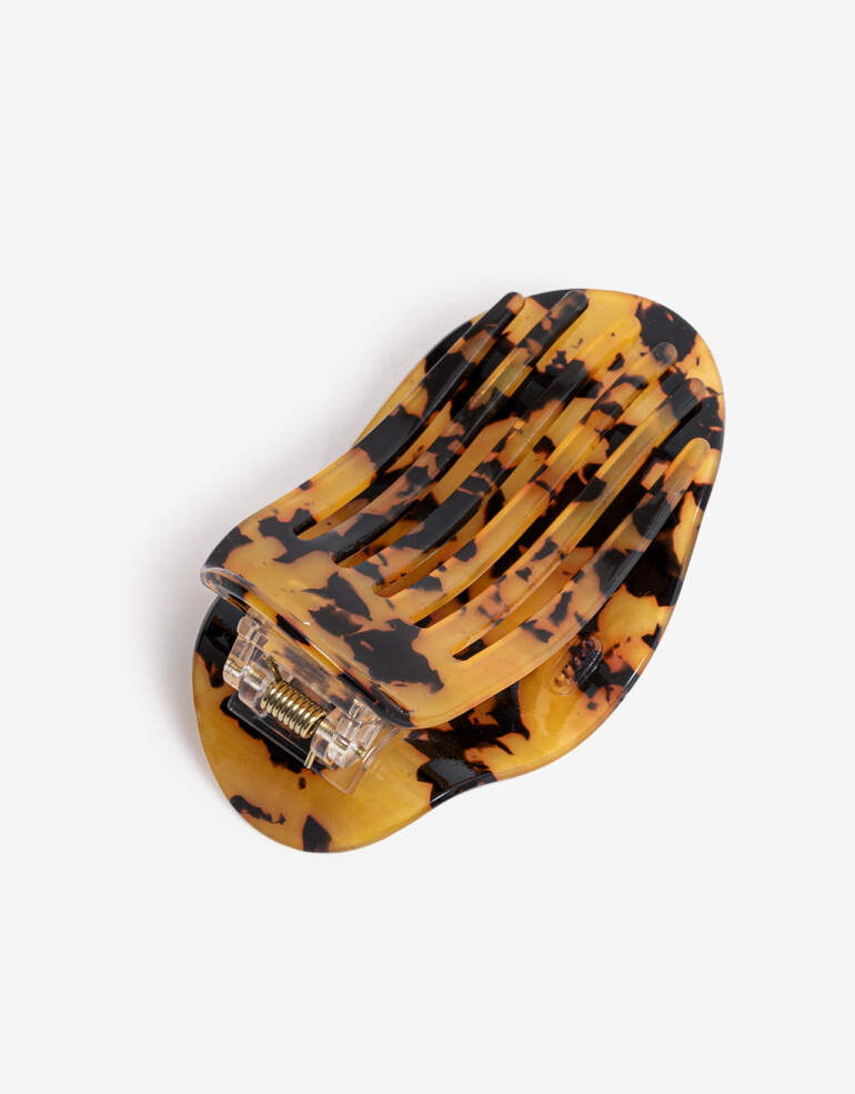 Broche Básicos Broche Acrílico Wavy Carey - Marron Carey