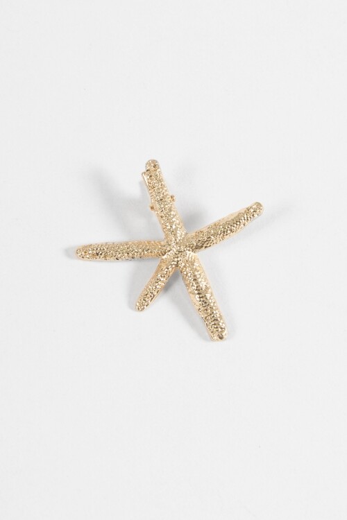 Horquilla estrella dorado