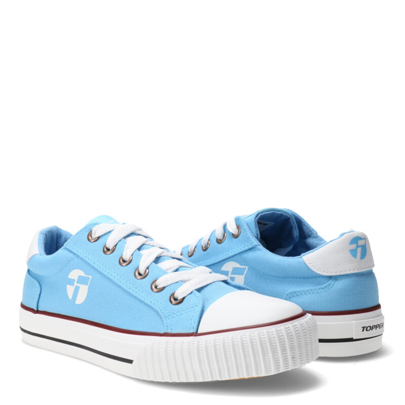 Championes de Hombre Topper Wagon Tenis Celeste - Blanco