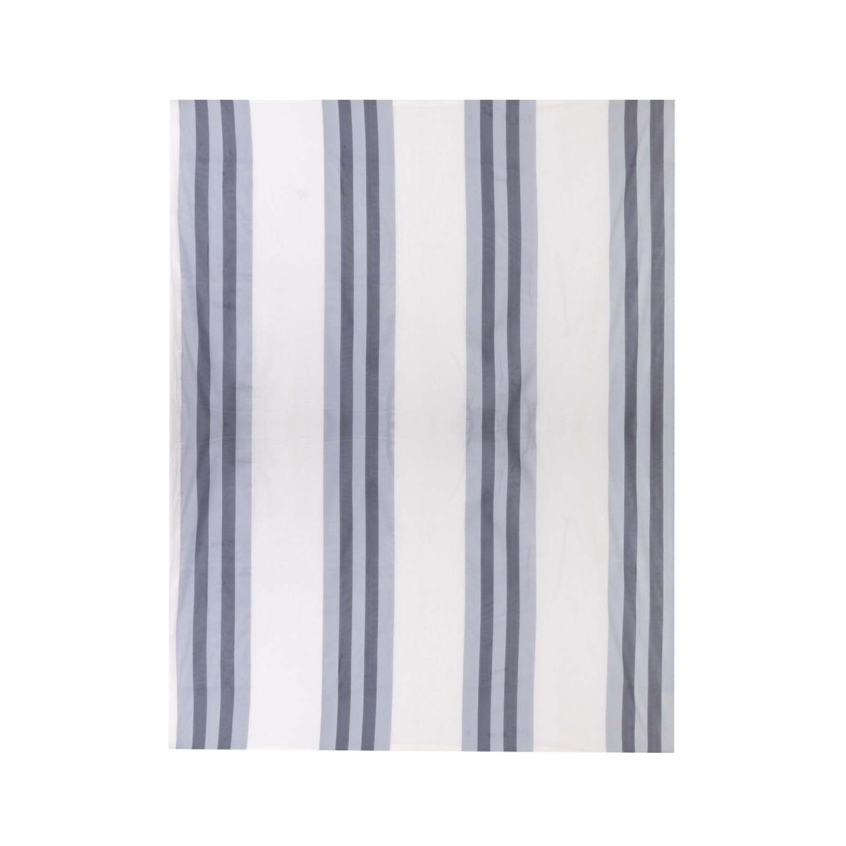 LONA PLAYA - ALGODON BLANCO STRIPES VERTICAL BLANCO CELESTE 