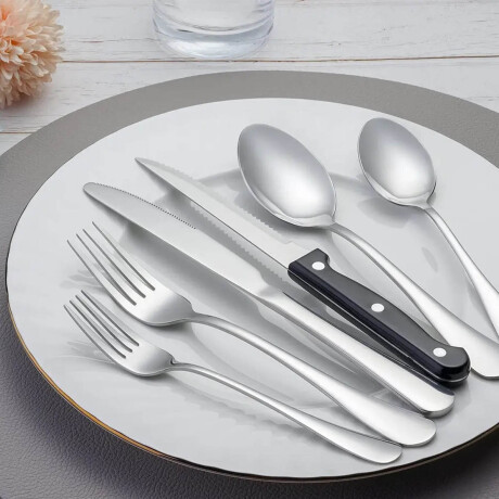 Set De Cubiertos Completo El Chingón Ac Inox 25pcs Set De Cubiertos Completo El Chingón Ac Inox 25pcs
