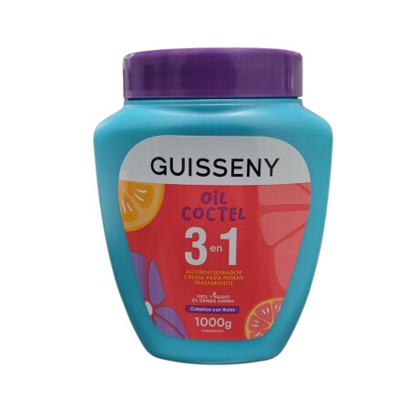 Crema tratamiento 3 en 1 cabellos con rulos Guisseny 1kg Crema tratamiento 3 en 1 cabellos con rulos Guisseny 1kg