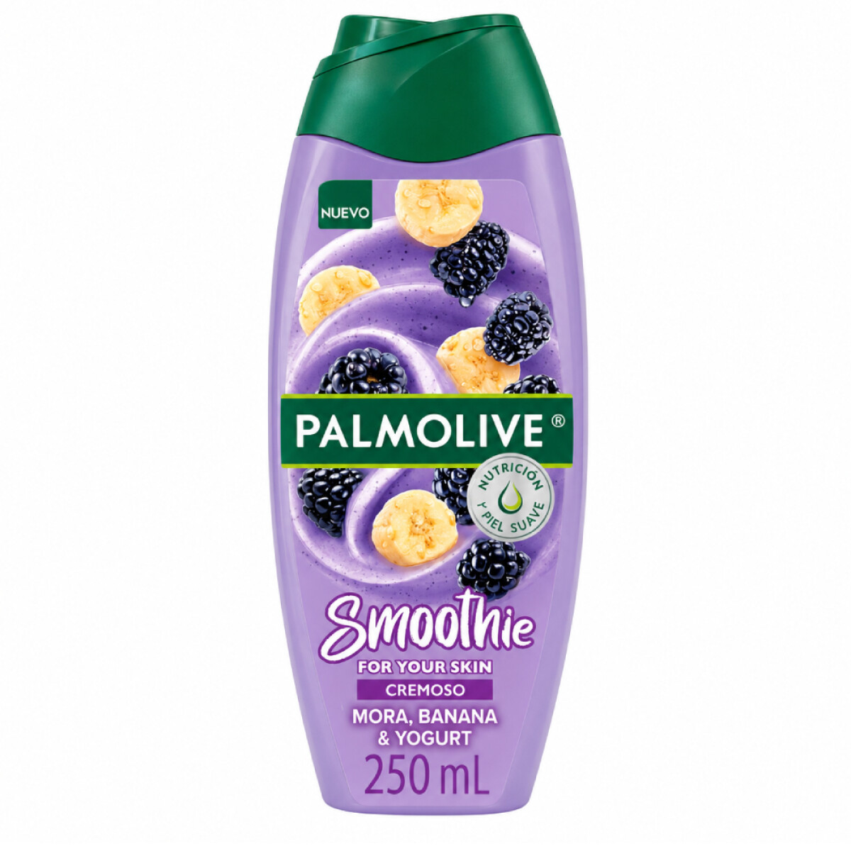 Jabón Líquido Corporal Palmolive Smoothies Berries y Banana Exfoliante 250ml 