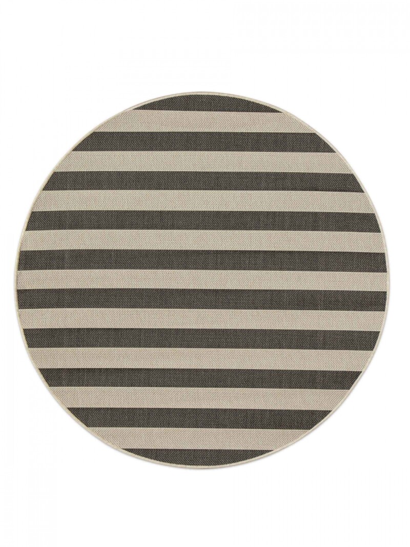 LINEO ALFOMBRA LINEO LIN/5031/9H01/ 135CM DIAM WOOL/BLACK