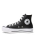 Championes Unisex Converse - All Star Plataforma Chuck Taylor Lift Negro - Blanco