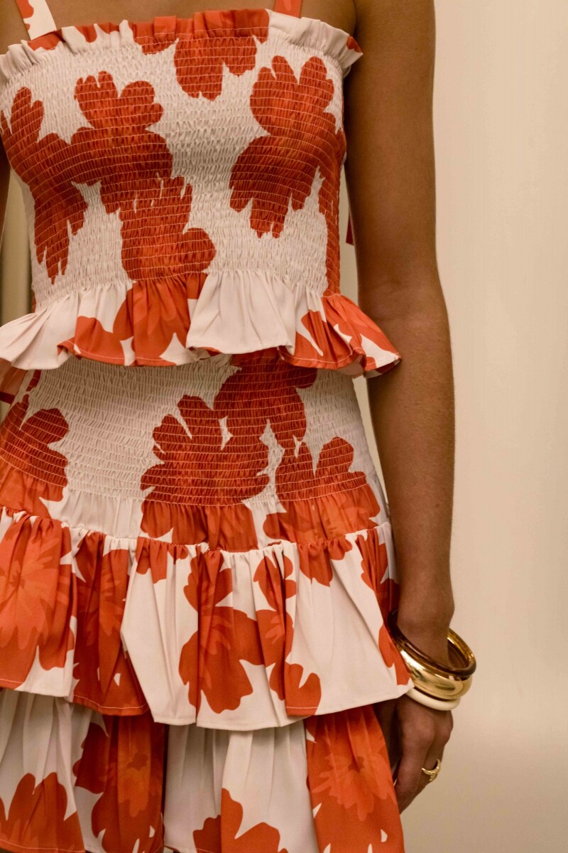 CONJUNTO ICONIC TANGERINE SUNNY BLOOM CONJUNTO ICONIC TANGERINE SUNNY BLOOM