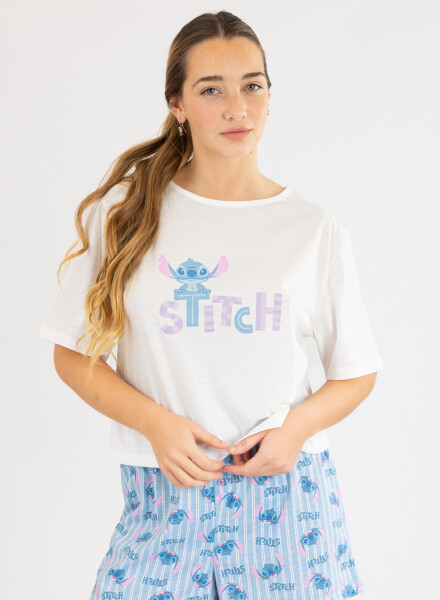 Stitch cotton Celeste