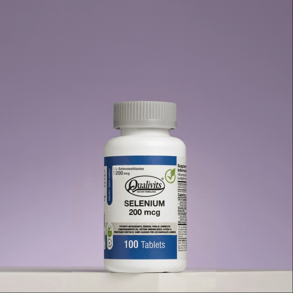 Selenio 200 Mcg X100 Tablets Qualivits 
