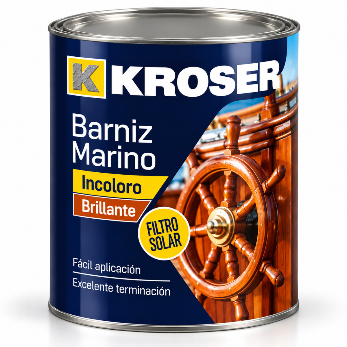 BARNIZ KROSER INCOLORO BRILLANTE C/FLTRO SOLAR 0.90L T - N/a 