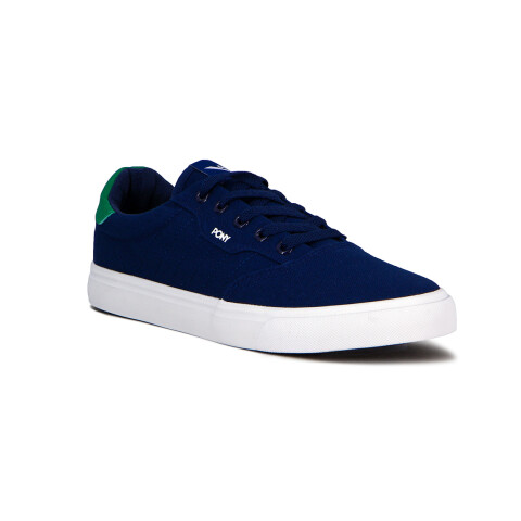 Pony Champion Casual Canvas - Marino/Verde Marino-Verde