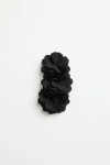Broche banana flor negro