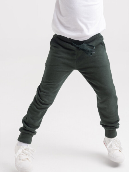 Pantalón deportivo con puño Verde