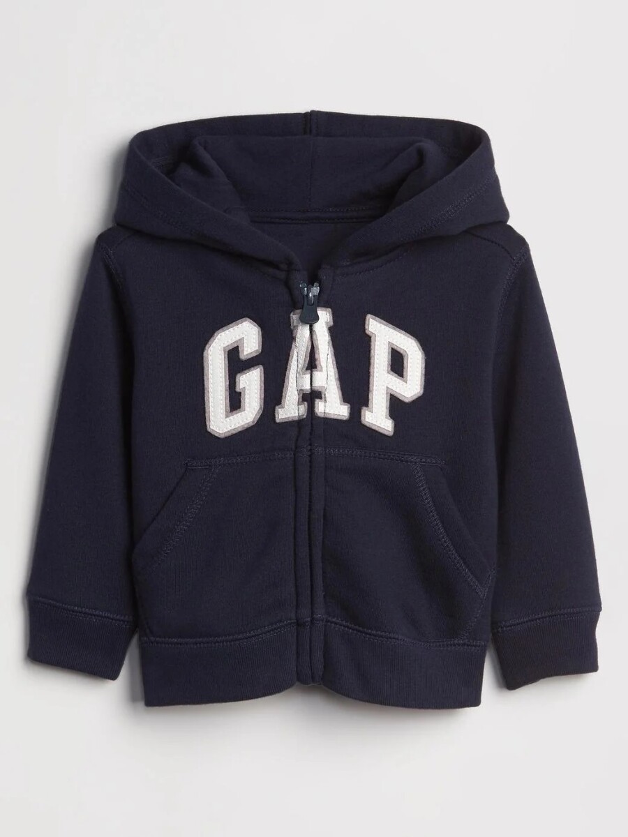 Canguro Con Cierre Logo Gap Toddler Niño - Tapestry Navy 