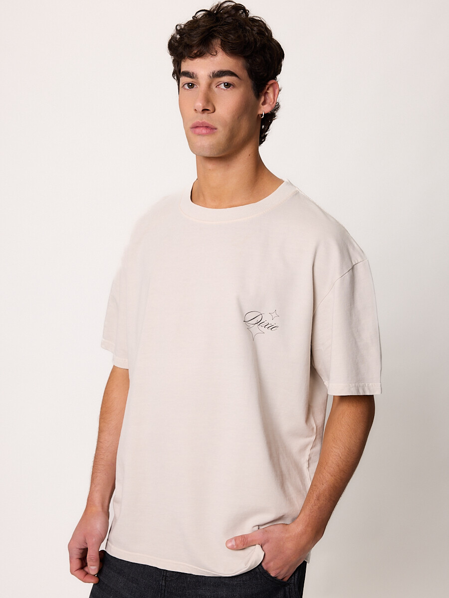T-SHIRT M/C ANKOR DIXIE Gris Claro