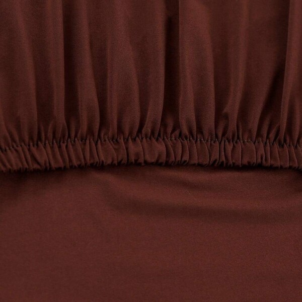 Funda Para Silla Comedor Cubre Asiento Elastizada Y Lavable Variante Color Marrón Oscuro
